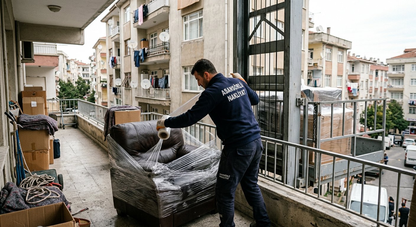 Evin tamamını planlı paketleme, taşıma ve yeni adreste yerleştirme